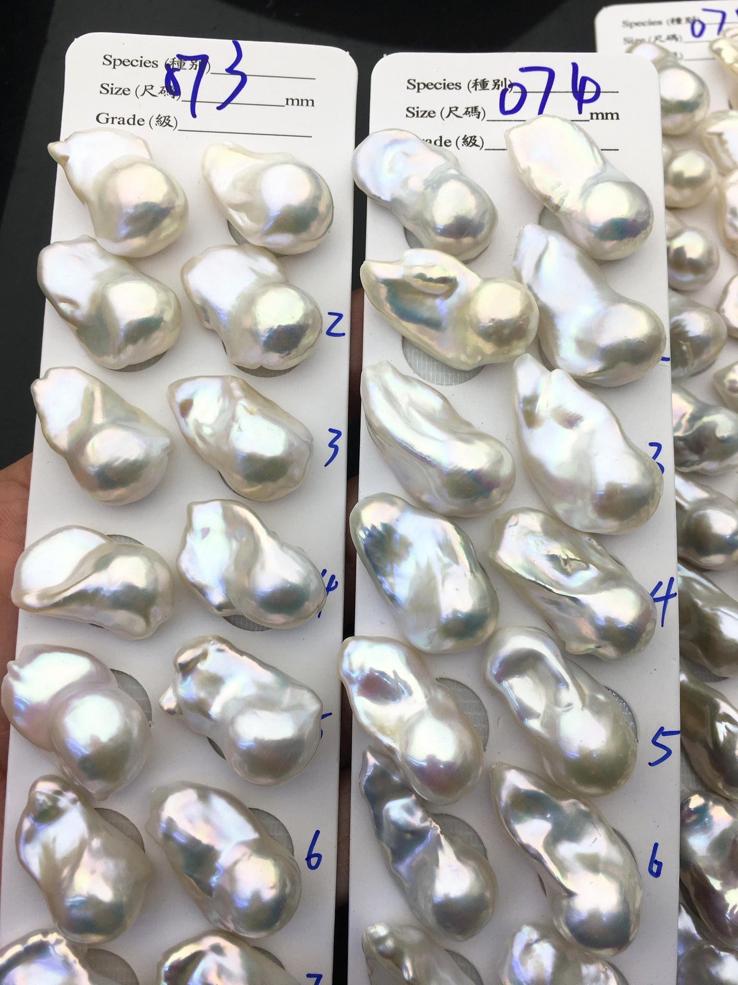 1 pair AAA 14-18x20-28mm White Flameball Pearl Pairs,Baroque Cultured Freshwater Pearl,0.9mm top ahlf hole,flameball pearls,FL15-3A-8-44