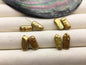 2 pairs AA 7-8x14-16mm Brown Rectangle Freshwater Pearl White loose Beads Piar,wholesale,ZS-103-39