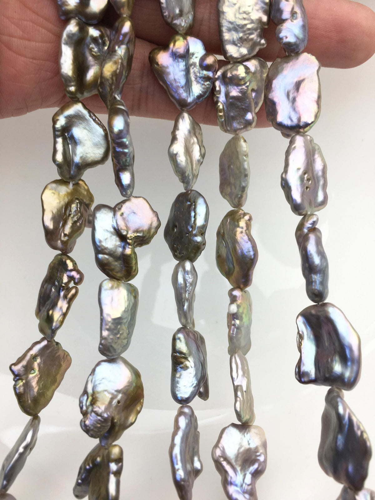 AA+ 11-14mm Gray Bronze keshi Freshwater Pearl,DIY Loose Freshwater Pearl,ZS-200-77
