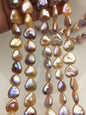 AAA 13-15mm Colorful Big Thick heart Freshwater Pearl,ZS-119-44