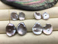1 pair AAA 11-18mm gray long keshi pearls Pair,for make dangle earrings,baroque pearl,loose pearl beads,very high luster,ZS-127-62-13