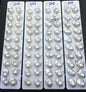 AAA 13-15x18-22mm White Flame ball Pearl Pairs - large Baroque freshwater pearl pairs,top half hole,FL15-3A-8-79