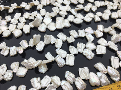 AA+ 8-10x13-17mm White Keshi freshwater Pearls,Very high luster,good quality,wholesale price,baroque pearl,keshi pearl strands,ZS-129-35