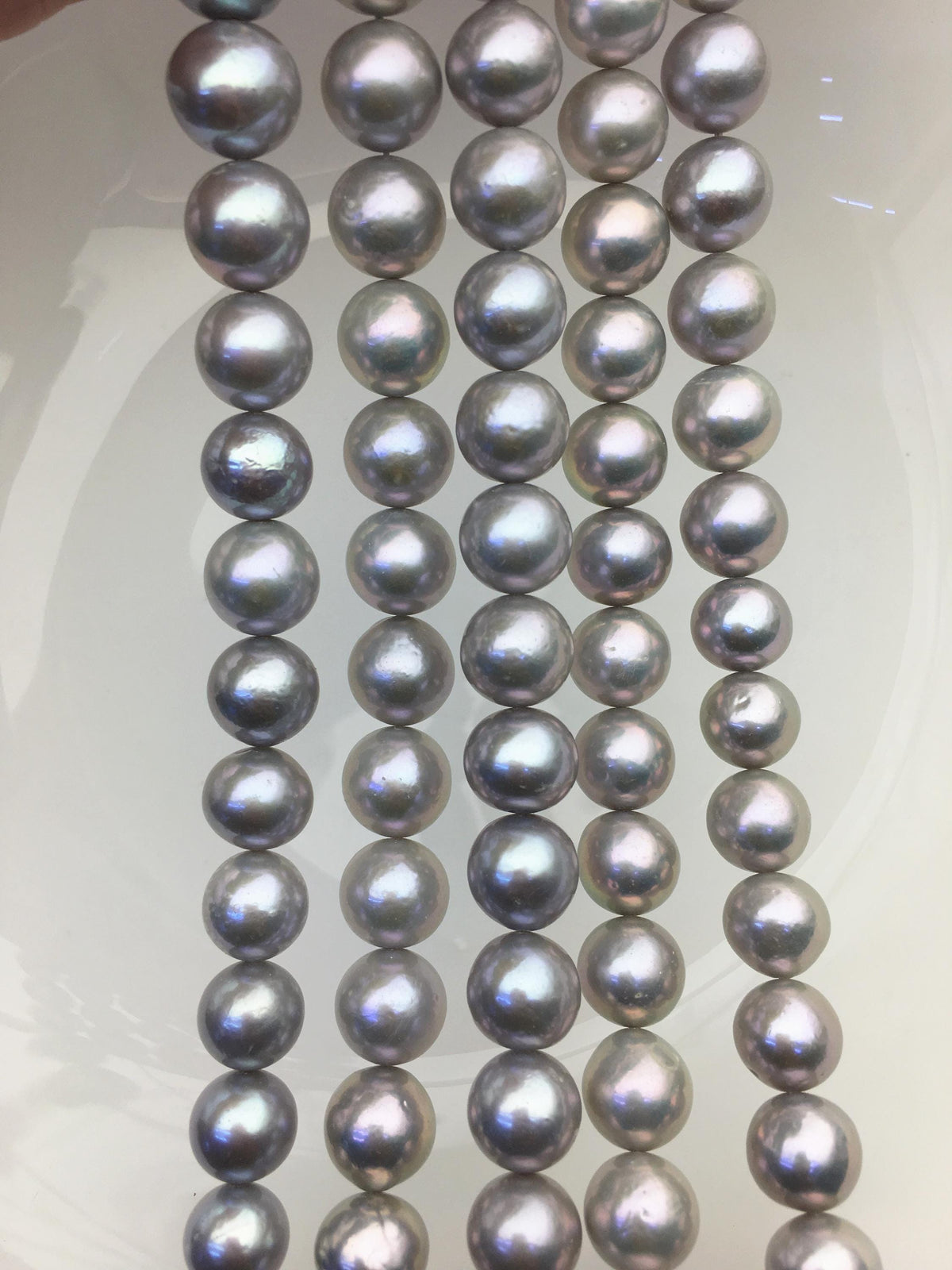 AA+ 10-12mm gray round freshwater pearls,loose pearl beads,round pearl string,pearl necklace DIY jewelry material,RP11-3A-12