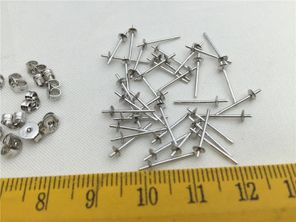 Quality Update! High quality sterling silver stud,s925 sterling silver stud, rose gold,yellow gold stud for earrings,ASL-ER-003