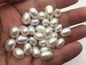 20pcs AA+ 8.3-9.3x10.5-12mm LONG white rice freshwater pearls, 0.9mm through hole,20pcs,LR9-3A-13-1