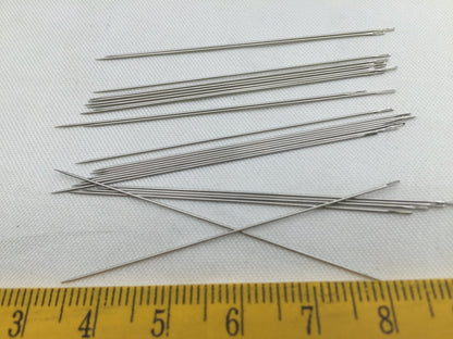 Pearl Needles, size 10, size 11, size 12, 10 Beading (50mm), 25 per package,Pony Needles,A-OTH-019