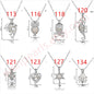New 2PCS Cage Freshwater Pearl Pendant with Chain,Pearl Cage Pendant Necklace,Locket Cage pendants For Pearl Oysters With Pearls,AAL-001