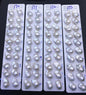 AAA 13-15x18-22mm White Flame ball Pearl Pairs - large Baroque freshwater pearl pairs,top half hole,FL15-3A-8-70