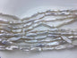 AA+ 7-11mm white Thick Keshi Biwa Pearl Necklace,ZS-200-120-7