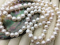 33'' 8-9mm White Potato Freshwater Pearl Necklace,NPN1-130
