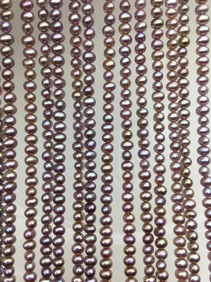 AAA 3-3.5mm deep purple potato freshwater pearls,seed lavender pearl,diy pearl,CR3-3A-4