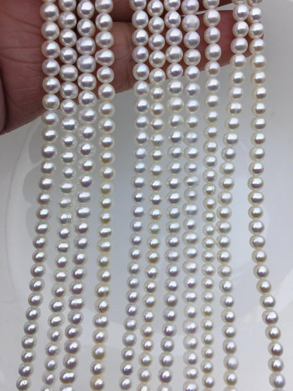 AA+ 4-4.5mm white potato freshwater pearls,seed freshwater pearl,CR4-2A-5