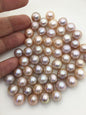 27pcs AA+ 11-13mm natural color round/near round Edison Freshwater Pearl,no hole,ED11-T1-3