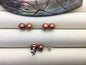 AAA 6-7mm Brown Pearl pearl earrings,Sterling Silver,girls pearl earrings,SE1-024