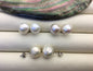 AA+ 11-13mm white baroque edison pearl stud earrings,SE3-T9-18