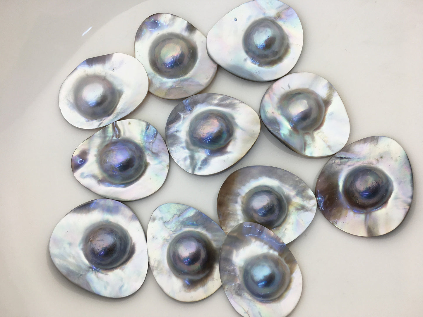 1pc AA+ 28-30x35-40mm Mabe Sea Pearl,Natural Gray Brown Color,no hole,MB-T8