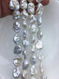 AA+ 14-16mm white thick keshi Freshwater Pearl,DIY Loose Freshwater Pearl,wholesale price,china wholesale pearl,ZS-200-112