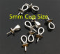 5mm Cup Size S925 sterling silver fixed pendant hook, for pendant,for DIY,wholesale,ASL-P-009