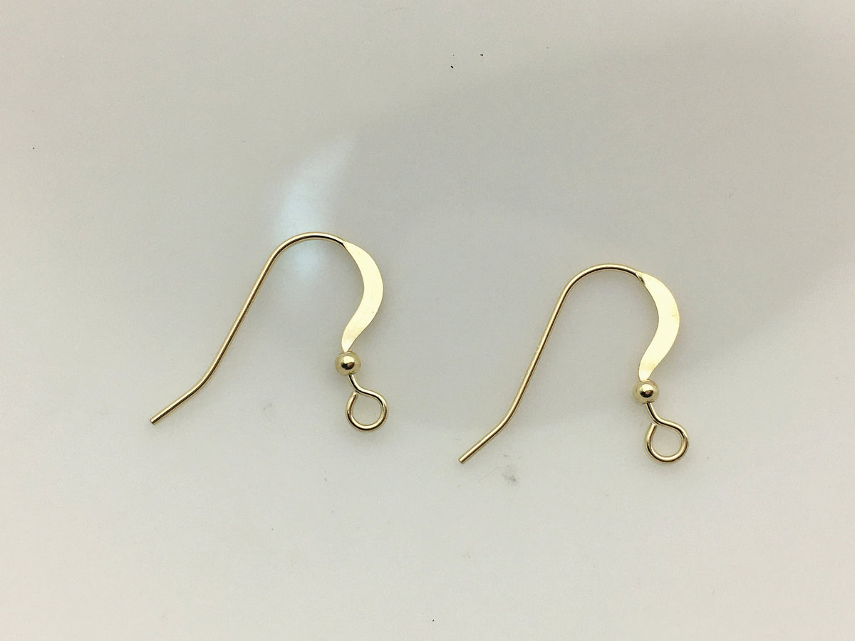 2 pairs 10x20mm 14k goldfilled Simple Dangle Earrings, 0.6mm diameter, DIY earrings jewelry,AGF-ER-006