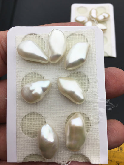 AAA 9-10mm White flower and earrings set keshi Freshwater Pearl,Fresh Water Pearl,Wedding Necklace,Mothers Day,ZS-127-62-4
