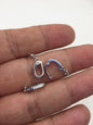 2pcs 6.5*13mm Cz zircon S925 sterling sliver pendant hook, for pendant,for DIY,wholesale,ASL-P-020