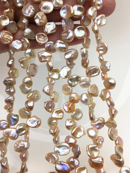AAA+ 8-9mm Natural Purple Keshi Freshwater Pearls,keshi pearl strands,ZS-129-22